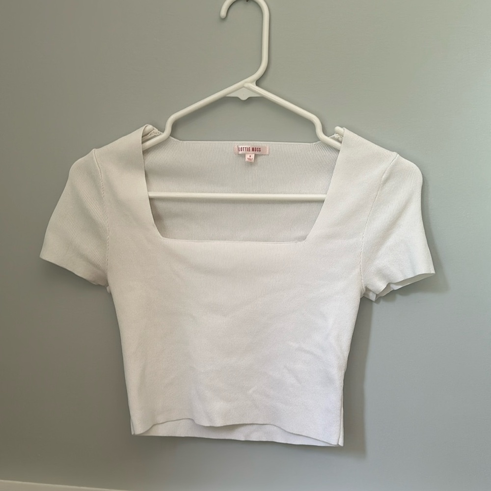 Square neck top
